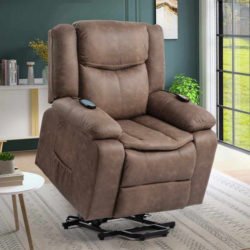 Red Barrel Studio® Power Lift Assist Recliner With Massage Wayfair.ca